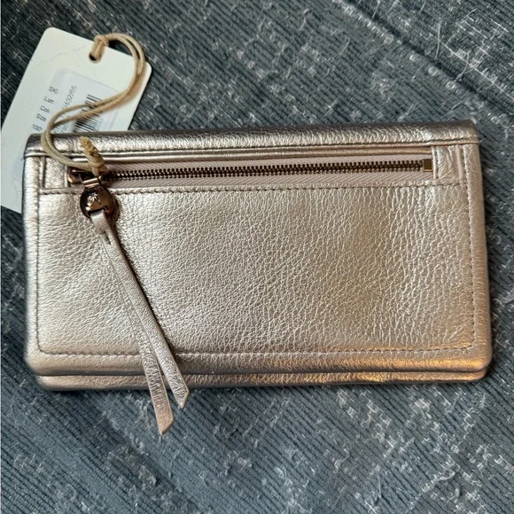 Metallic gold hobo wallet - Picture 4 of 4